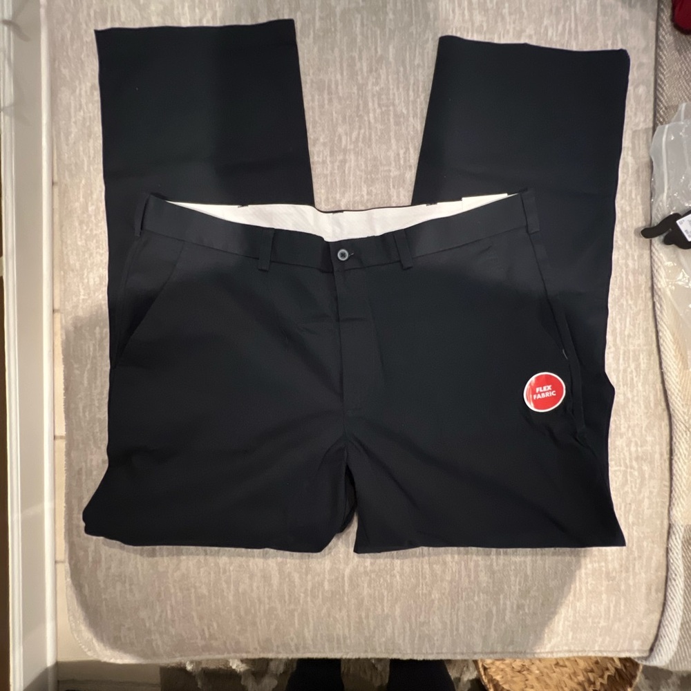 George Men’s Flat Front Straight Fit Pants